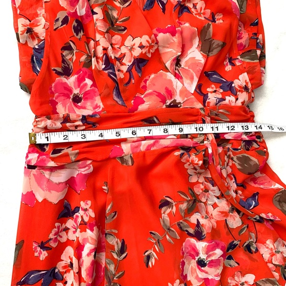 Eliza J Floral High-Low Floral Maxi Dress - Picture 6 of 10